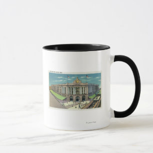 Taza Vista exterior de la estación del sur 2