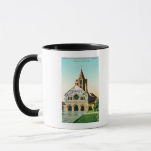 Taza Vista exterior de la iglesia conmemorativa en