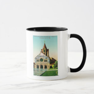 Taza Vista exterior de la iglesia conmemorativa en