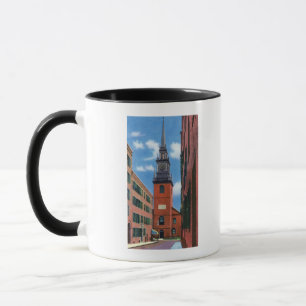 Taza Vista exterior de la iglesia del norte vieja