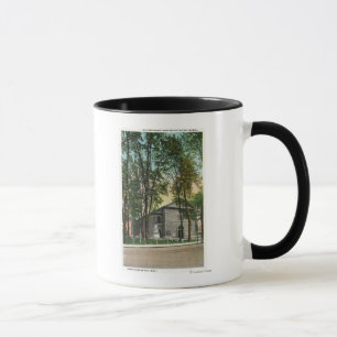 Taza Vista exterior de la iglesia protestante holandesa