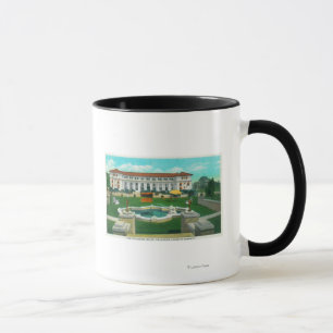 Taza Vista exterior de la nueva casa de planta baja del