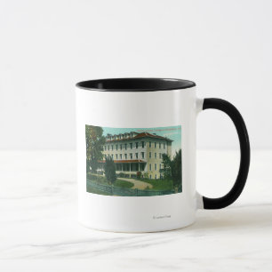 Taza Vista exterior de la universidad pacífica de la