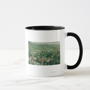 Taza Vista exterior de las termas y jardines de Paraíso