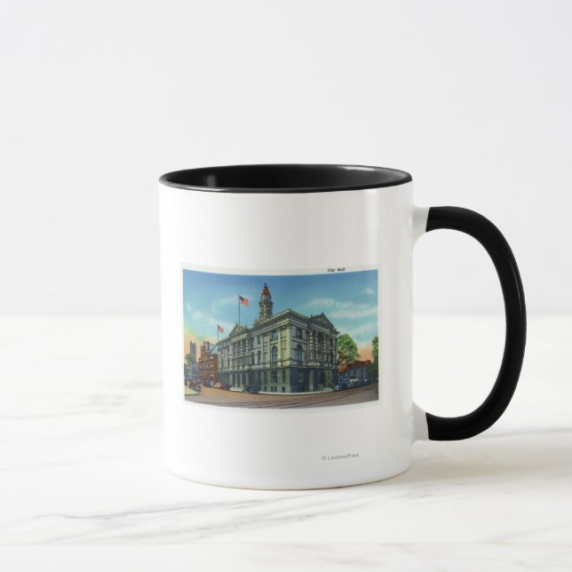 Taza Vista exterior del ayuntamiento 3 (Derecha)