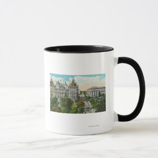 Taza Vista exterior del Capitolio estatal y educativa