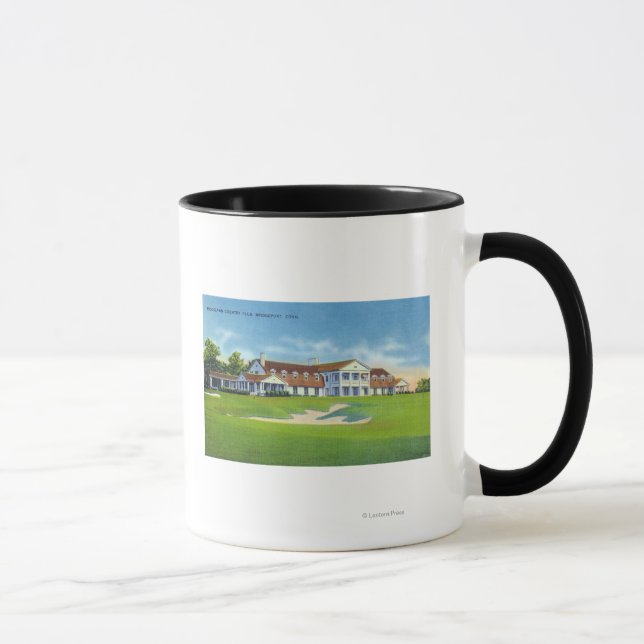 Taza Vista exterior del Club Campestre Brooklawn (Derecha)