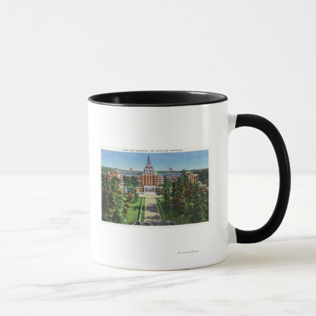 Taza Vista exterior del edificio del seguro de vida de  (Derecha)