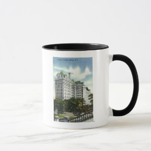 Taza Vista exterior del edificio del teléfono # 2