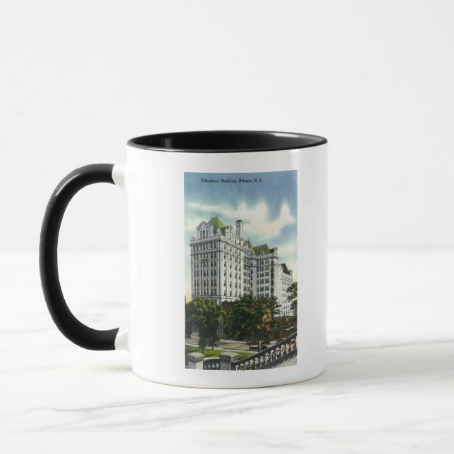 Taza Vista exterior del edificio del teléfono nº 2 (Izquierda)