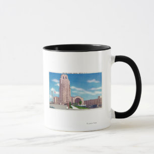 Taza Vista exterior del edificio del terminal central