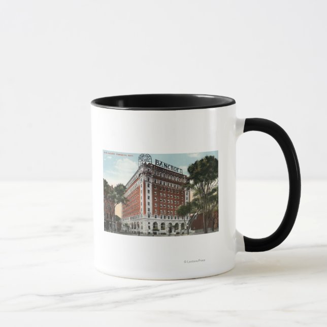 Taza Vista exterior del Hotel Bancroft (Derecha)