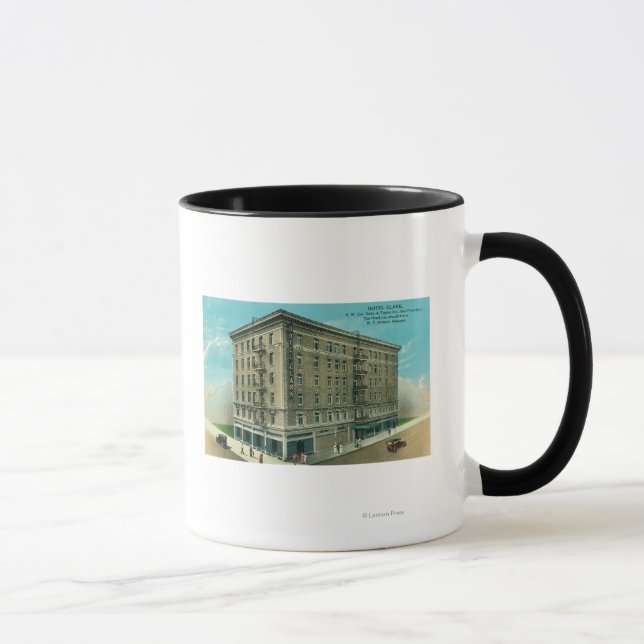 Taza Vista exterior del Hotel Clark (Derecha)