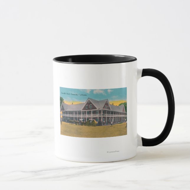 Taza Vista exterior del hotel Greenville (Derecha)