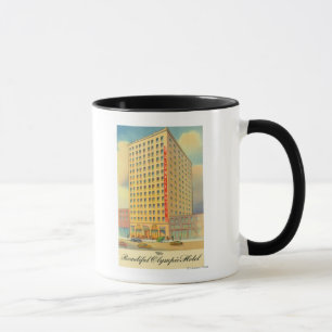 Taza Vista exterior del hotel olímpico