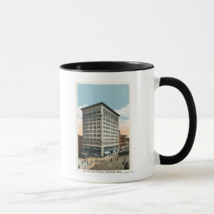 Taza Vista exterior del nuevo edificio del parque