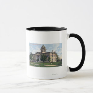 Taza Vista exterior del Palacio de Justicia del condado