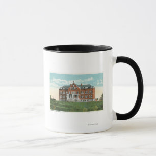 Taza Vista exterior del sanatorio benedictino