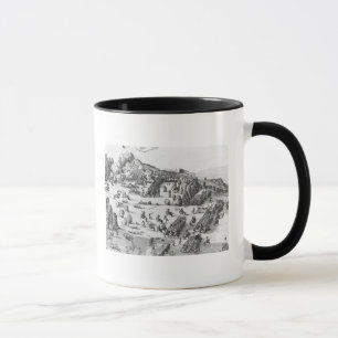Taza Vista general de la batalla de Muhlberg
