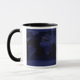 Taza Vista global de las luces de la ciudad de la