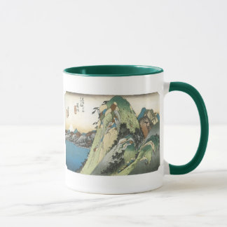 Taza Vista Hakone del lago, Hiroshige, 1831-34, Mugs