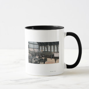 Taza Vista interior de la estación cuadrada de Sullivan