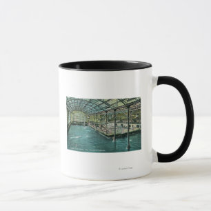 Taza Vista interior de los baños subterráneos