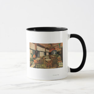 Taza Vista interior del cuarto de la amapola en