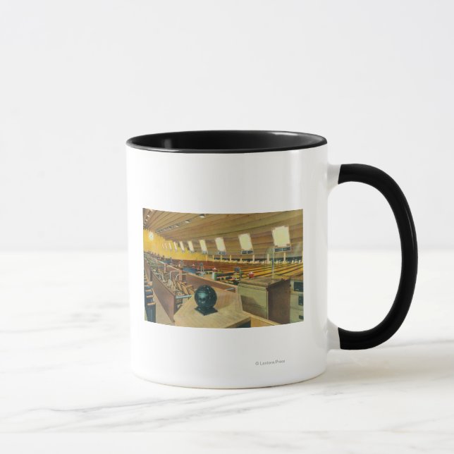 Taza Vista interior del Sunset Bowling Center 2 (Derecha)
