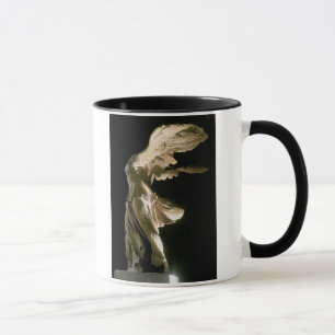 Taza Vista lateral de la victoria de Samothrace (Parian
