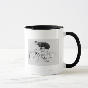 Taza Vista lateral de Norman Anderson de la bicicleta d