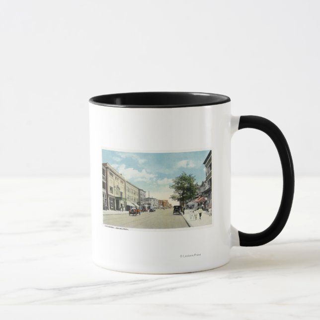 Taza Vista occidental de la calle estatal (Derecha)