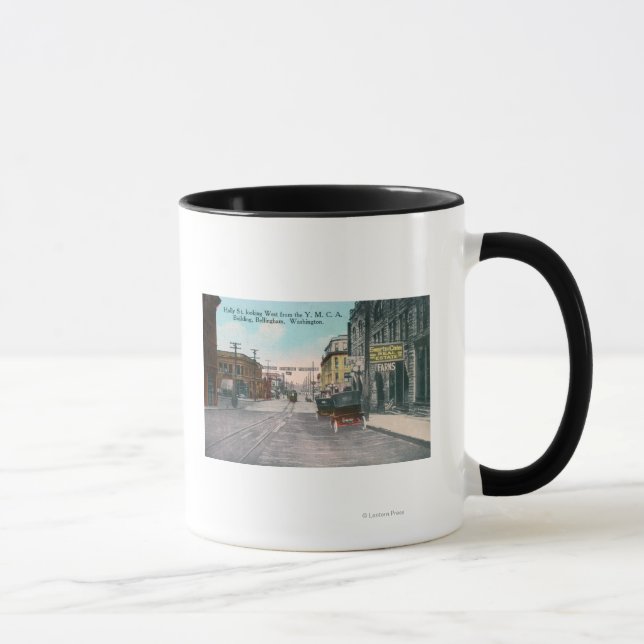 Taza Vista occidental de la calle Holly desde YMCA Bldg (Derecha)