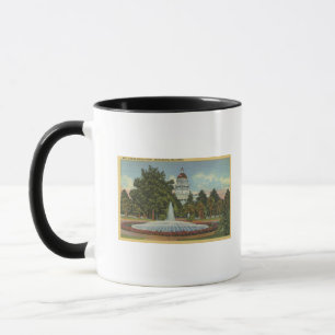 Taza Vista occidental del Capitolio estatal