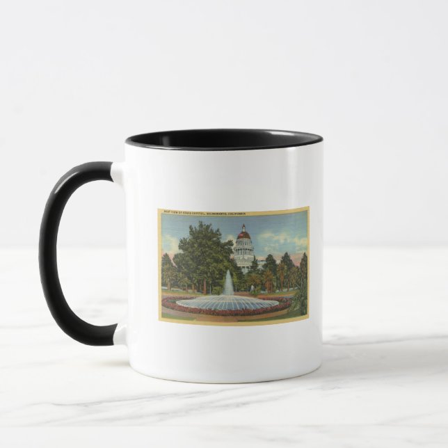Taza Vista occidental del Capitolio estatal (Izquierda)