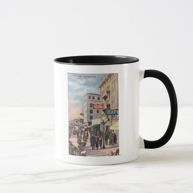 Taza Vista occidental del paseo marítimo (Derecha)