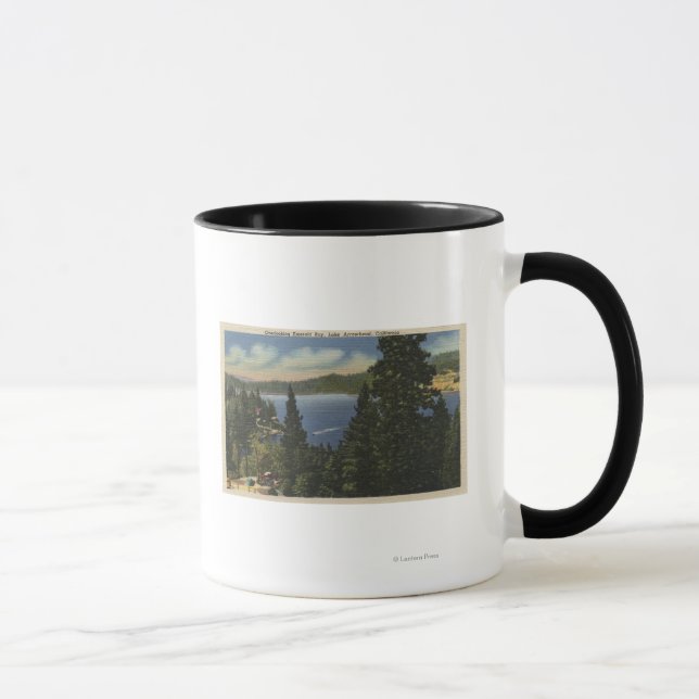 Taza Vista panorámica de la bahía de Esmeralda (Derecha)