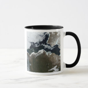 Taza Vista por satélite de Canadá del noroeste