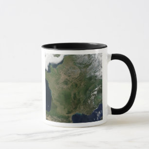 Taza Vista por satélite de Francia