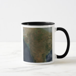 Taza Vista por satélite de la India central