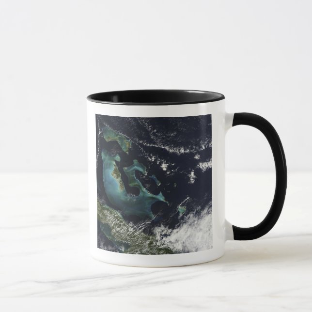 Taza Vista por satélite de las Islas Bahama (Derecha)