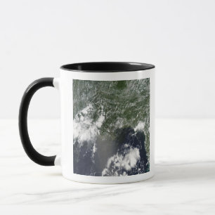 Taza Vista por satélite del Golfo de México