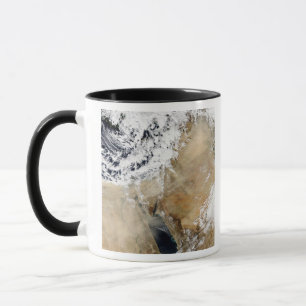 Taza Vista por satélite del mediterráneo del este