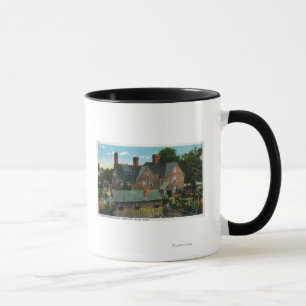 Taza Vista posterior de la casa de siete aguilones