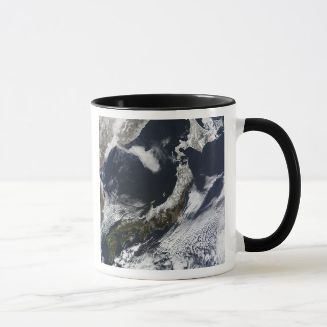 Taza Vista satelital de Japón (Derecha)