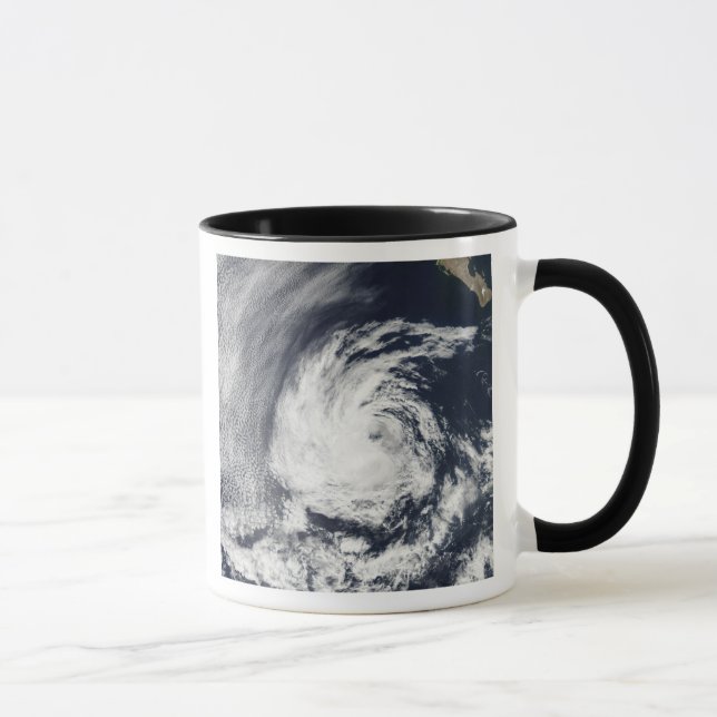 Taza Vista satelital de las Blas de la Depresión Tropic (Derecha)