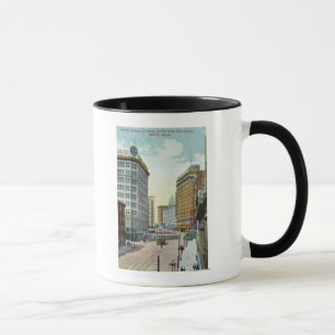 Taza Vista septentrional de la segunda avenida de la
