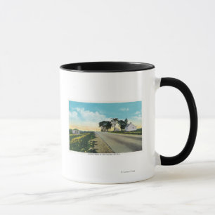 Taza Vista septentrional del campo de batalla de