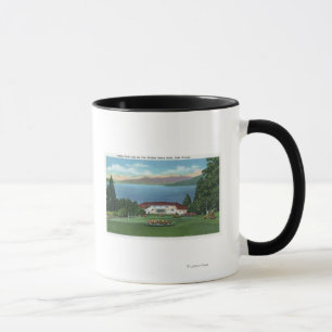 Taza Vista septentrional del lago del pie Guillermo