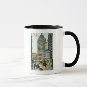 Taza Vista sur de Kearny St desde Post St